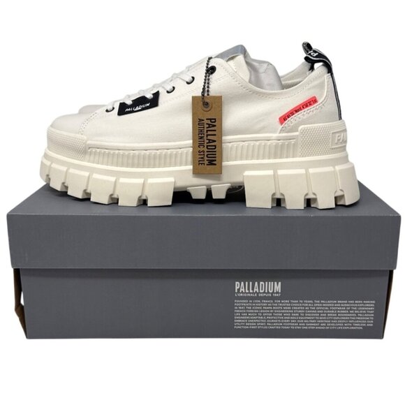 Palladium Revolt Lo TX Sneakers Star White Size 11 Women's Chunky Sole - Picture 2 of 13